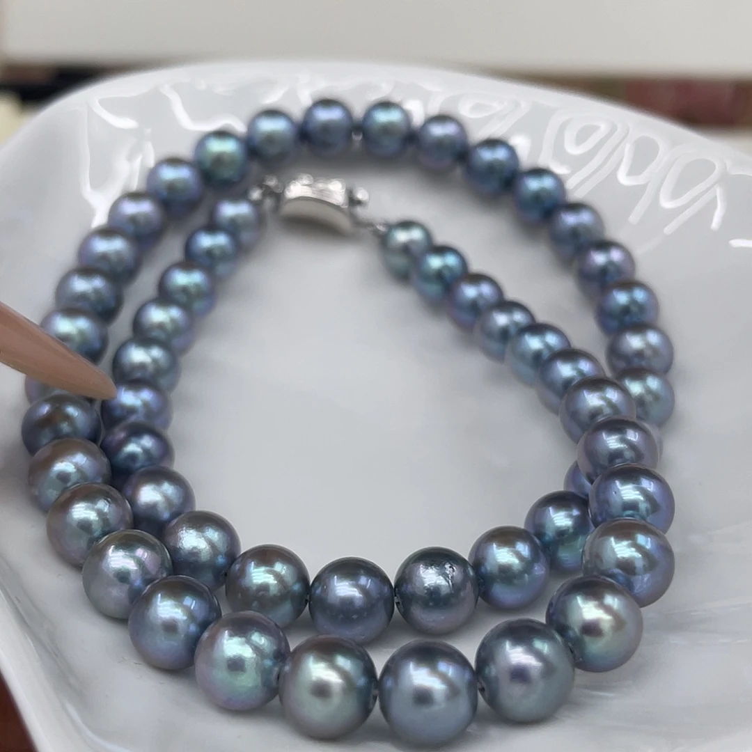 海水珍珠颈饰银S925镶嵌