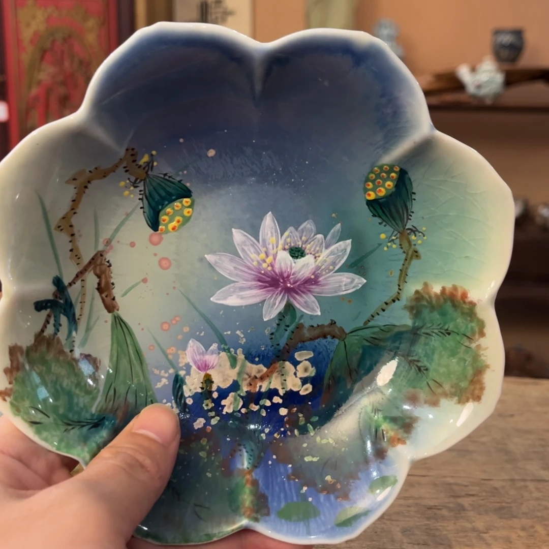 柴烧手工手绘陶瓷