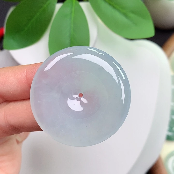 颈饰未镶嵌翡翠平安扣 38x5.7mm