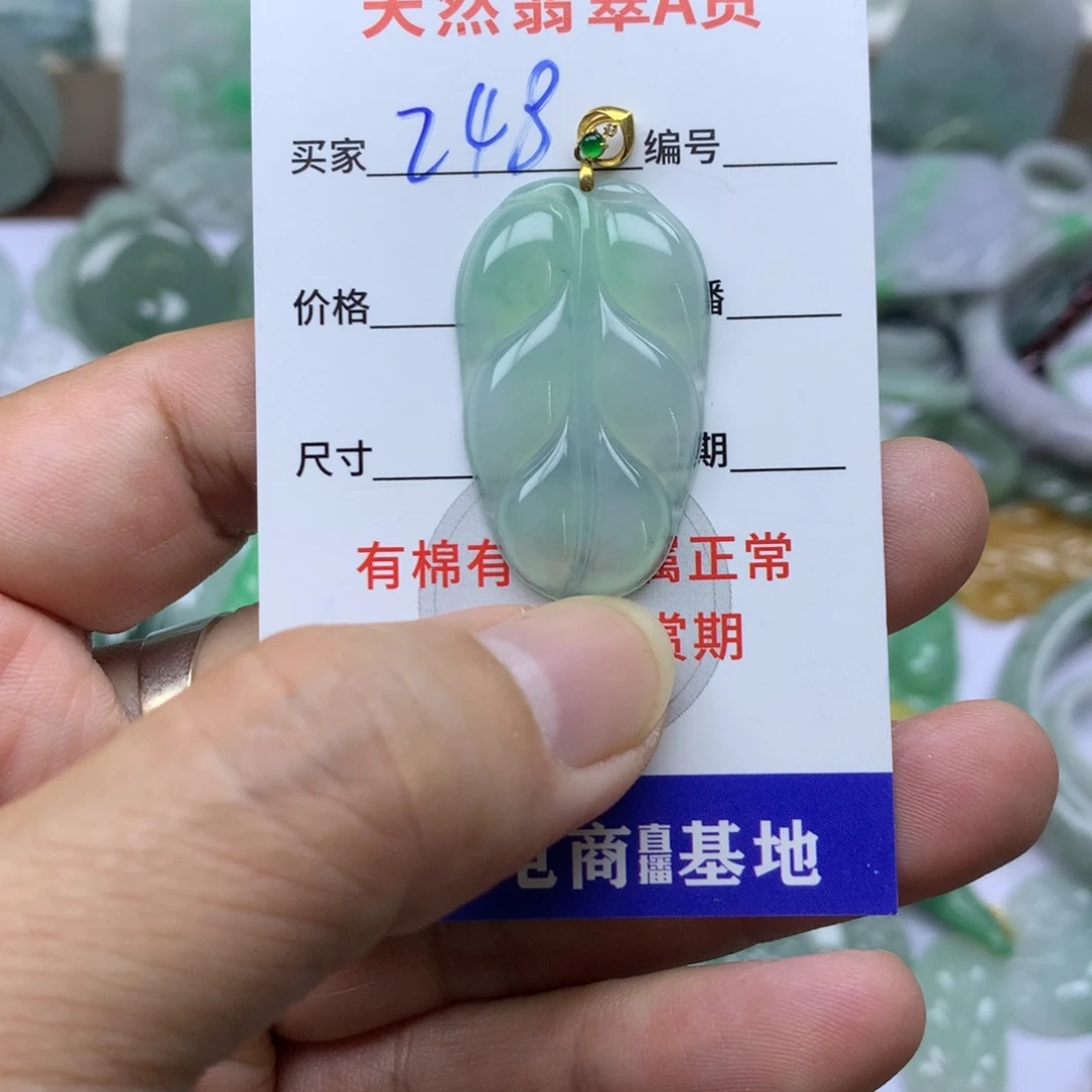 翡翠未镶嵌颈饰缅甸A货翡翠