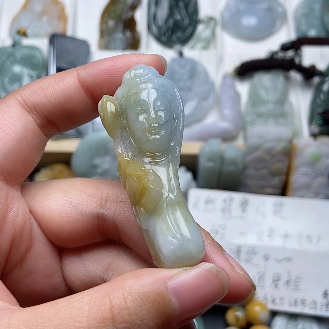 翡翠吊坠(不含链)未镶嵌翡翠