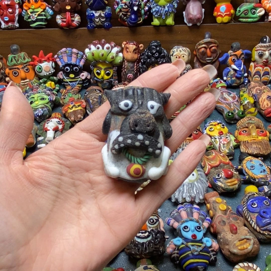 颈饰琉璃丑萌法斗