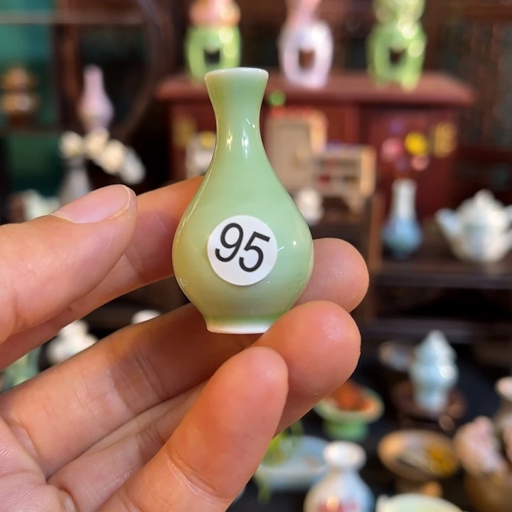 摆件微陶老王迷你花瓶