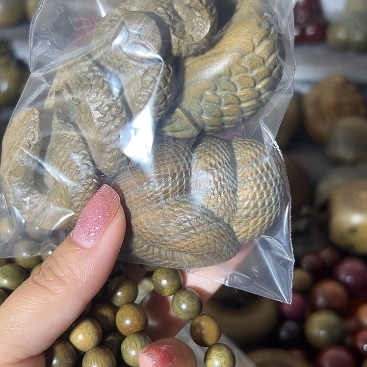木用****7阿根廷绿檀手把件3