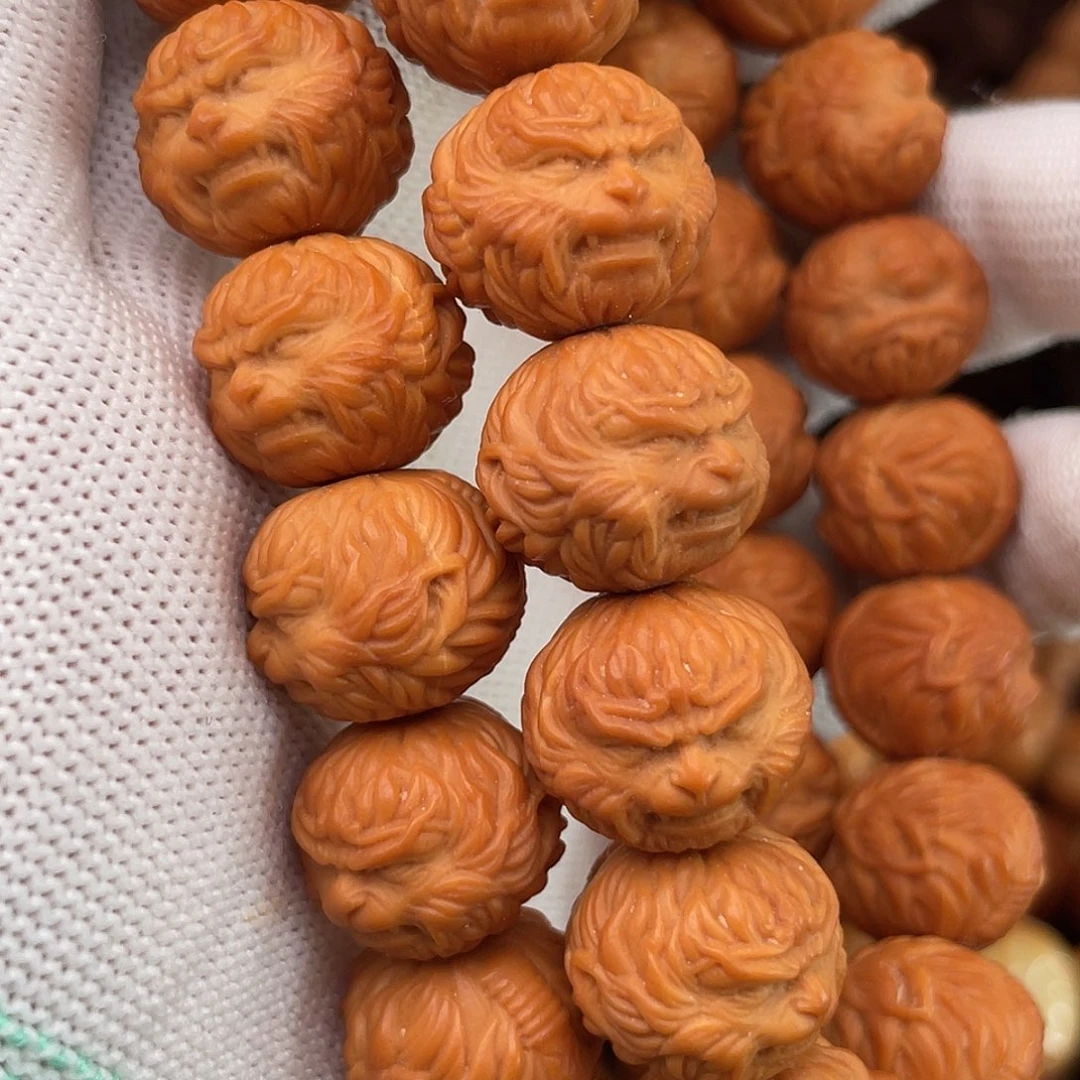 木***憨猴头核桃吊坠大圣