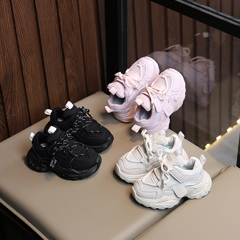 儿童运动鞋春秋季新款1-5岁男童透气网鞋女童休闲鞋中小童跑步鞋