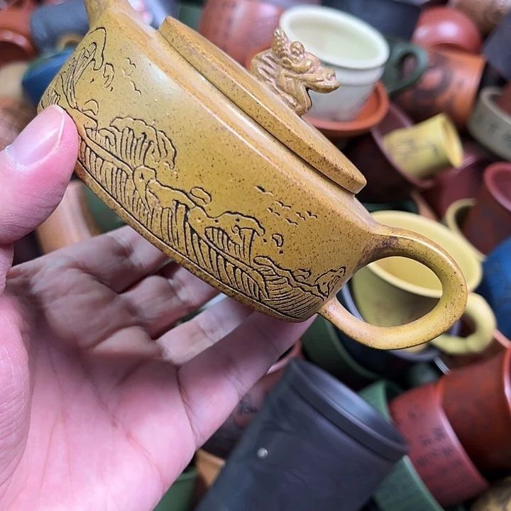 紫砂茶杯全手工紫砂主人杯