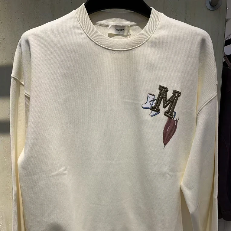 1981男装男士圆领卫衣杏色1153