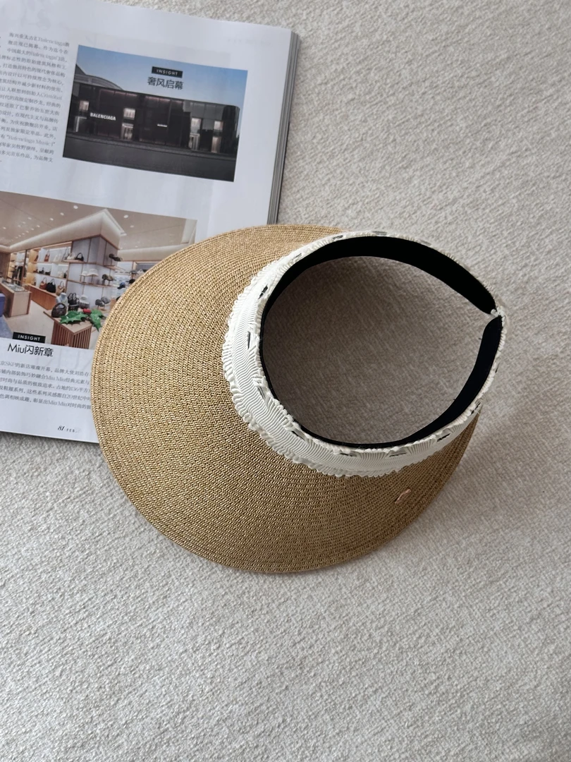 代代：《代了个帽儿~》MUAN定制草编海滩空顶帽女WP-2038/2039/2035