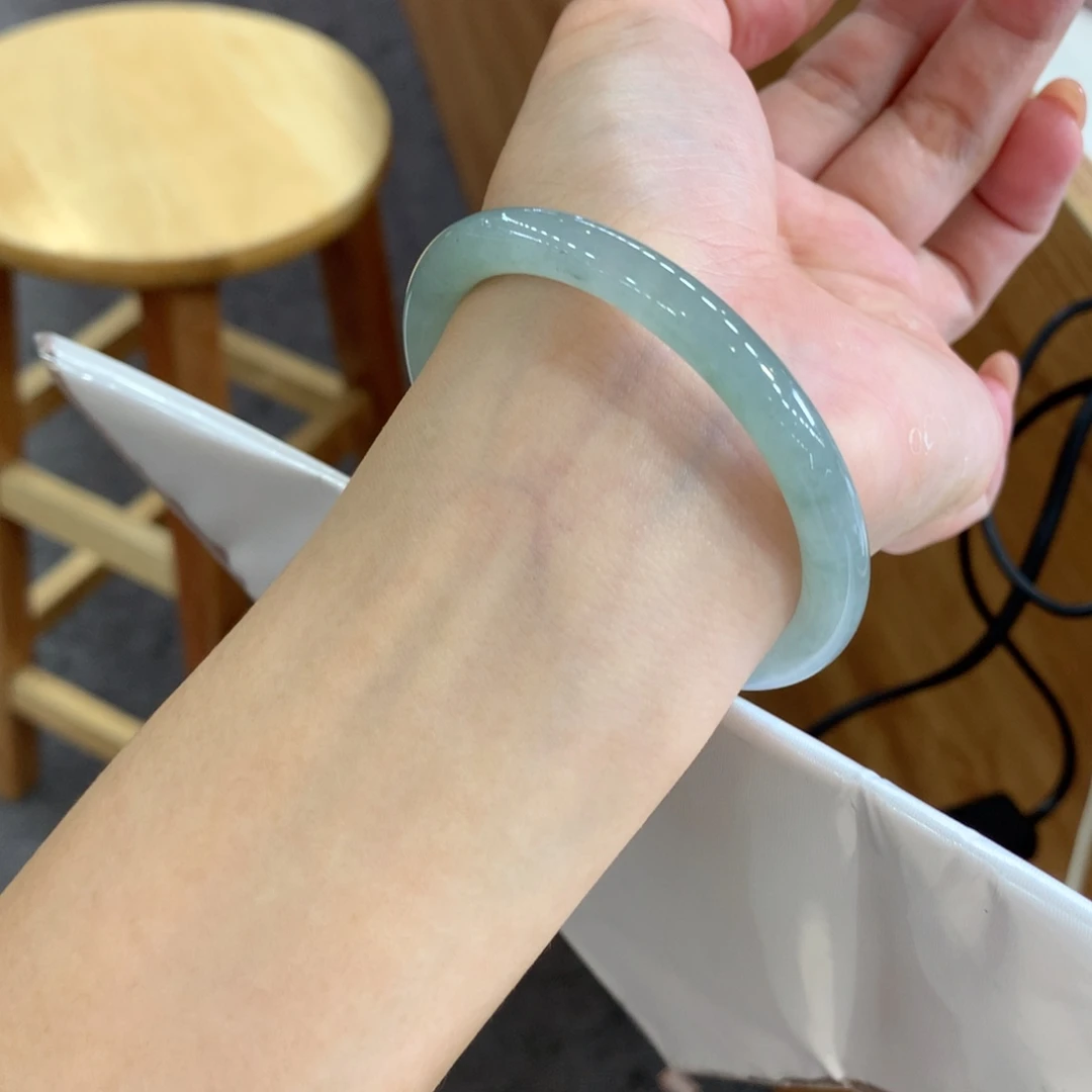 翡翠未镶嵌手镯天然Ａ货翡翠54