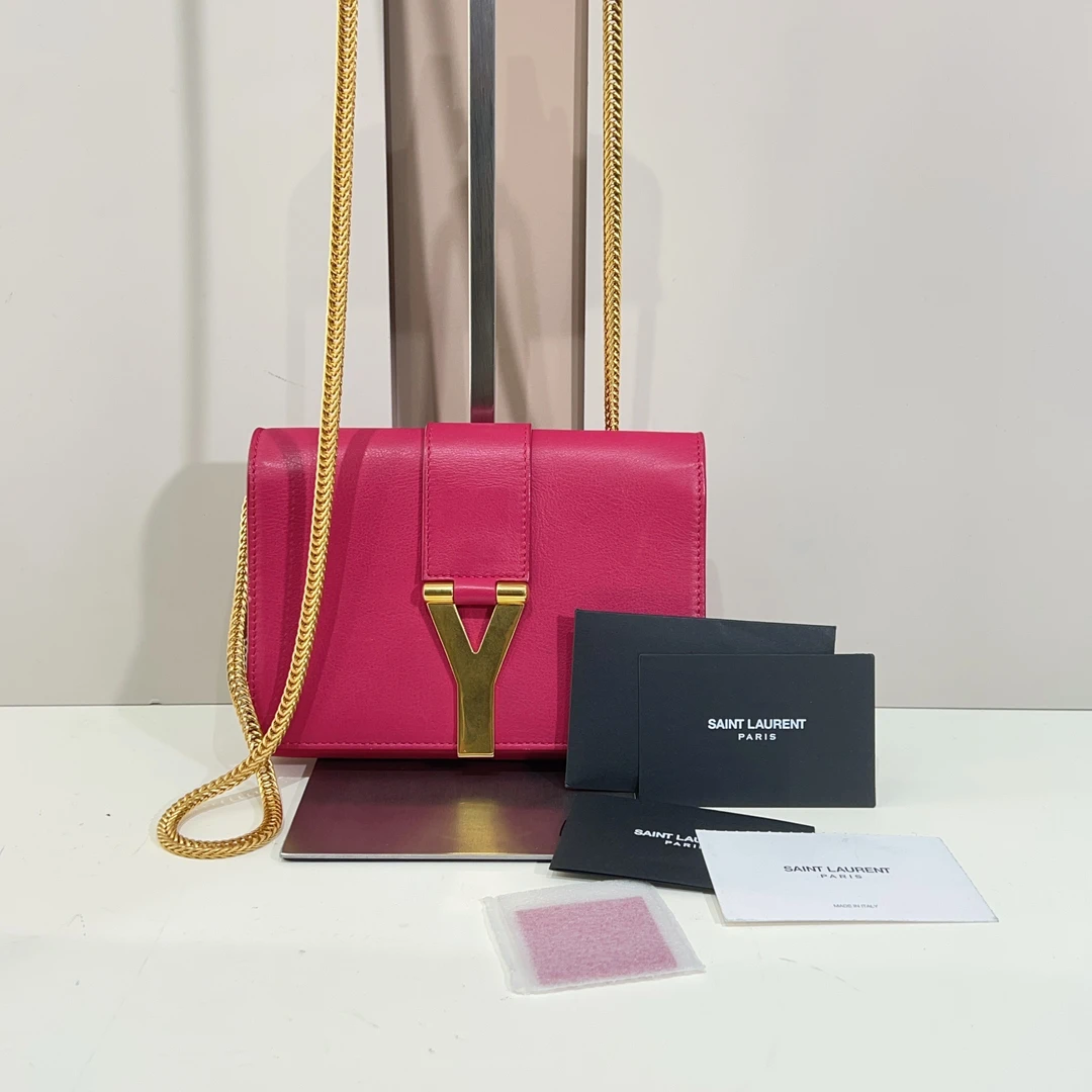 95新 YSL/圣罗兰 圣罗兰y扣链条包a8028