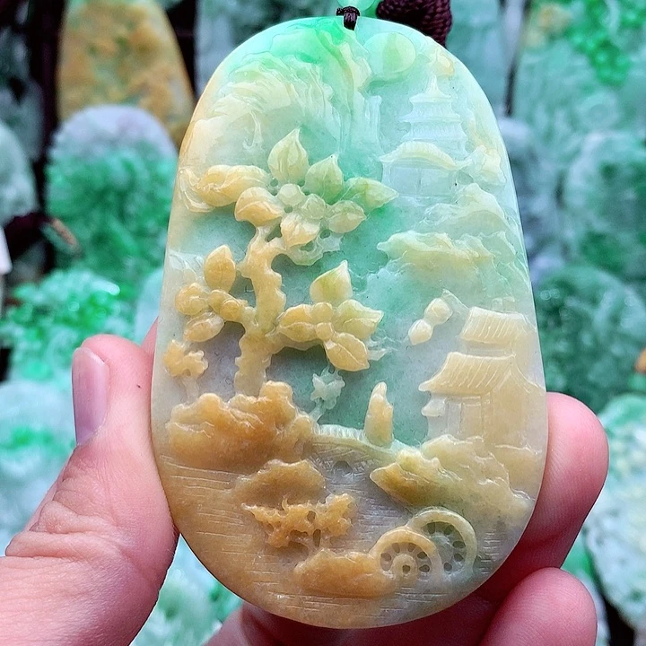 翡翠吊坠(不含链)未镶嵌