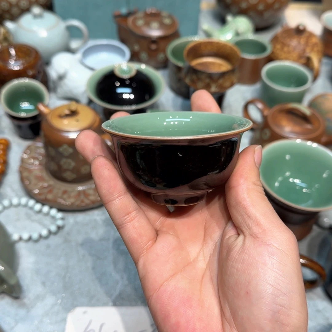 小金茶器青瓷茶具