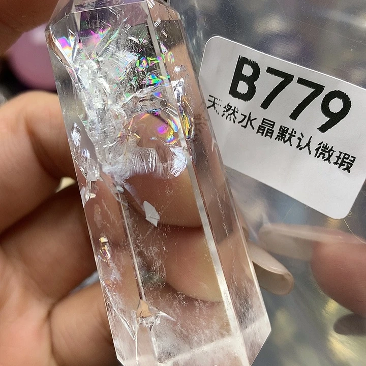 水晶摆件银S925镶嵌水晶