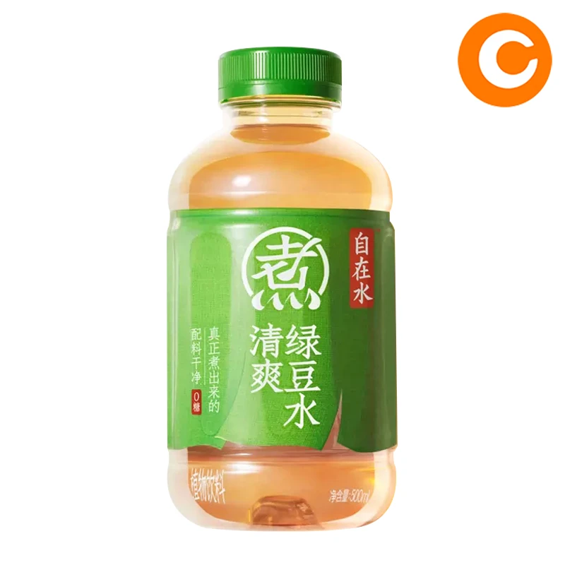 元气自在水清爽绿豆水500ml/瓶