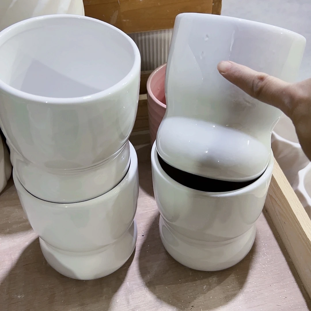 外贸尾单陶瓷花盆凑单10米包邮瑕疵