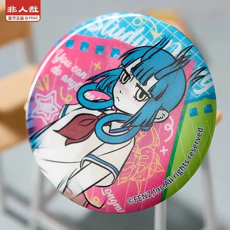 非人哉 今天也要去上学系列方吧唧马口铁徽章光栅盲盒收藏礼物