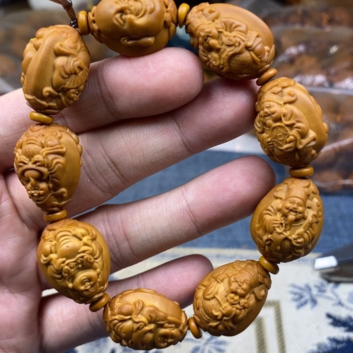 橄榄核手串/手链橄榄核雕工艺手串