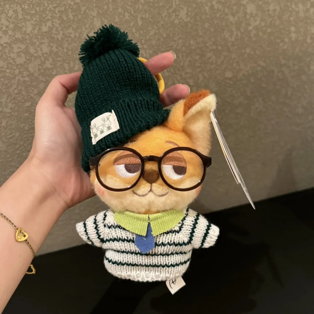 正版疯狂动物城豹警官狐尼克卡通可爱毛绒挂件公仔钥匙扣圣诞礼物