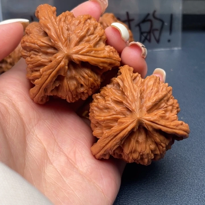 赵***炎吊坠文玩核桃白狮子