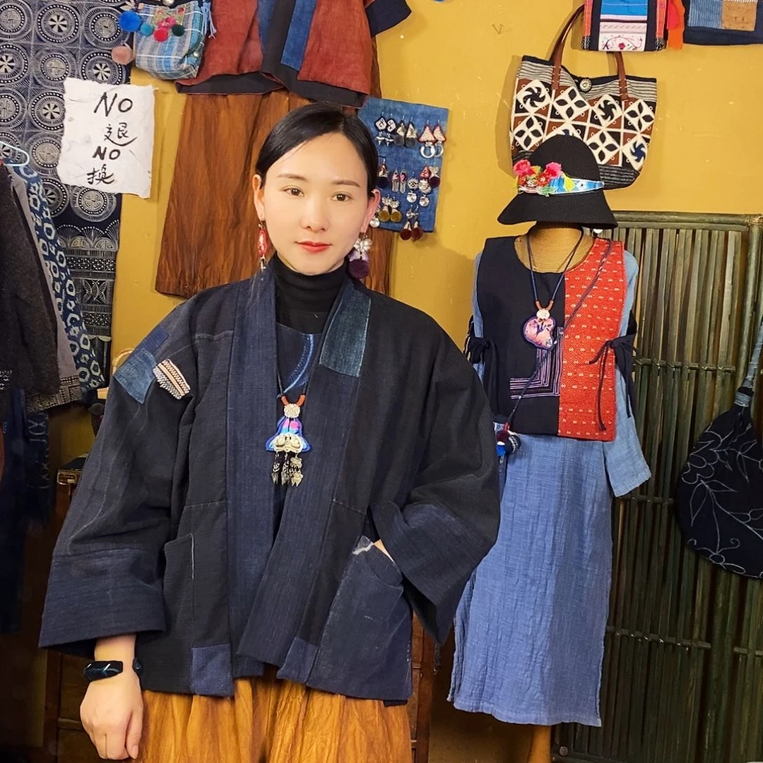 织绣手工制作衣服