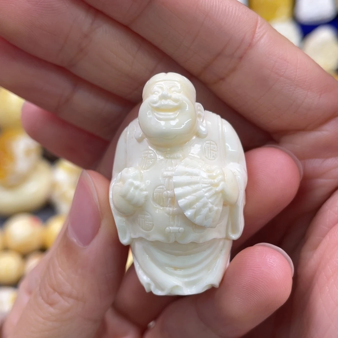 蜜蜡裸石未镶嵌琥珀蜜蜡雕刻件