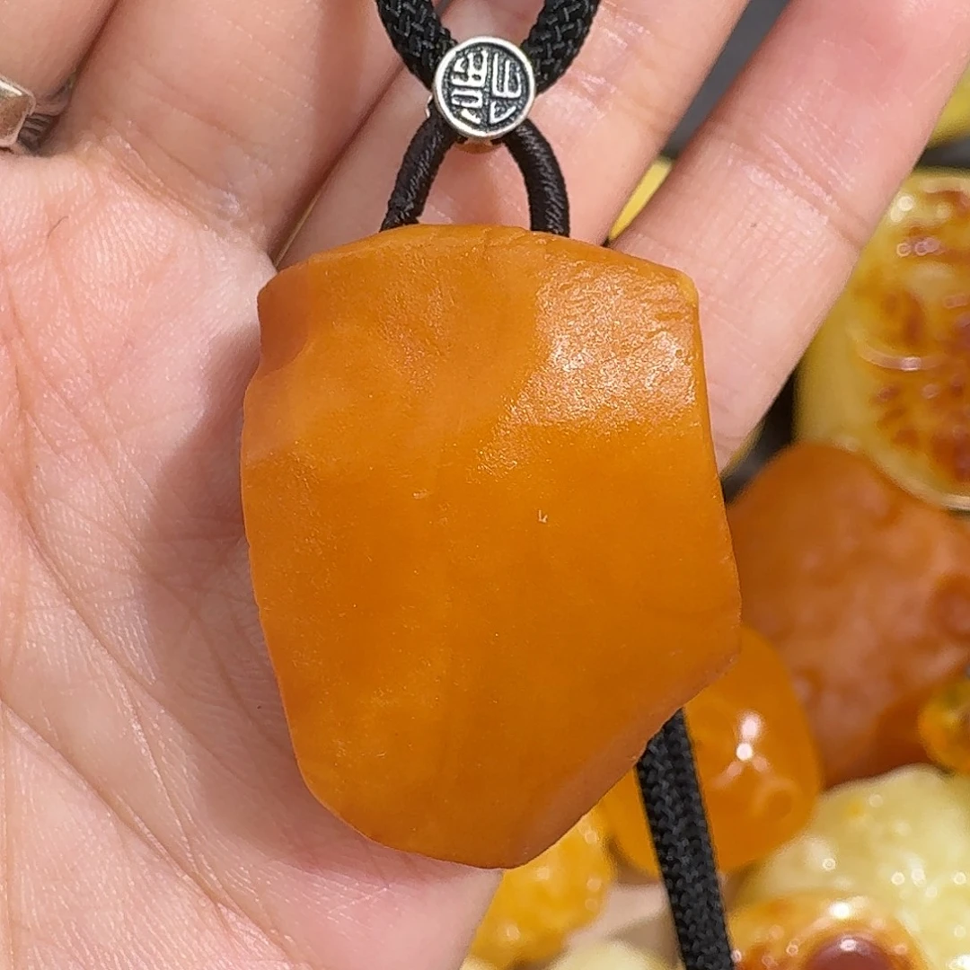 镜***@琥珀未镶嵌裸石我