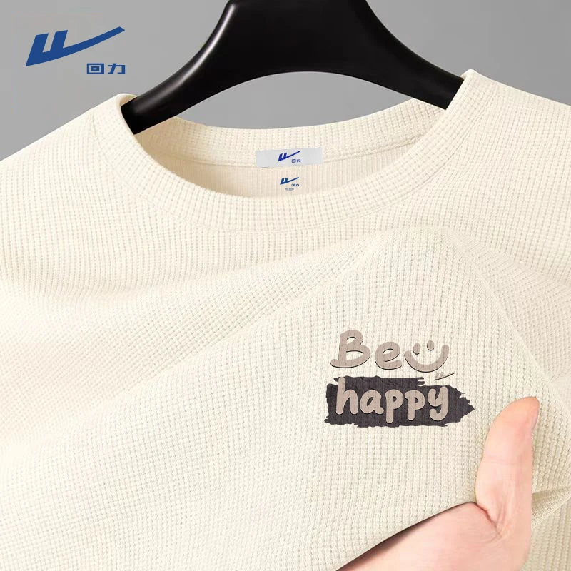 回力美式字母短袖t恤男女夏季潮牌松弛感宽松半袖男款休闲打底衫