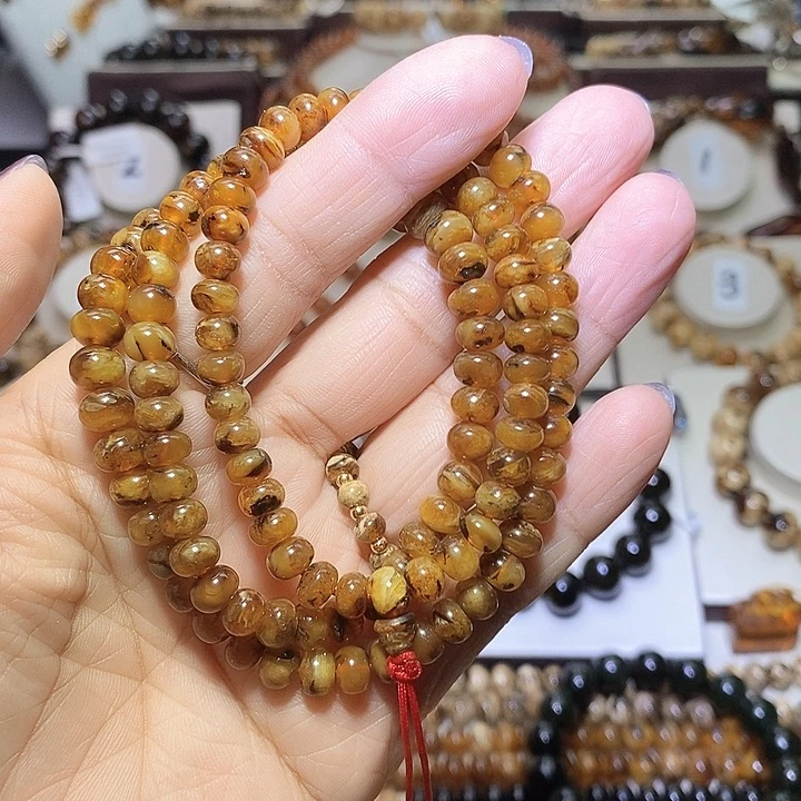 琥珀未镶嵌裸石蜜蜡6m