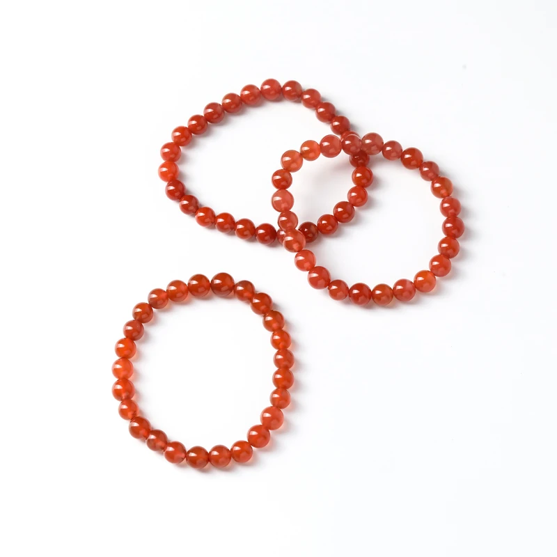 保山南红原矿单圈手串约7mm+13-14g多样性发货发其一15240630-144