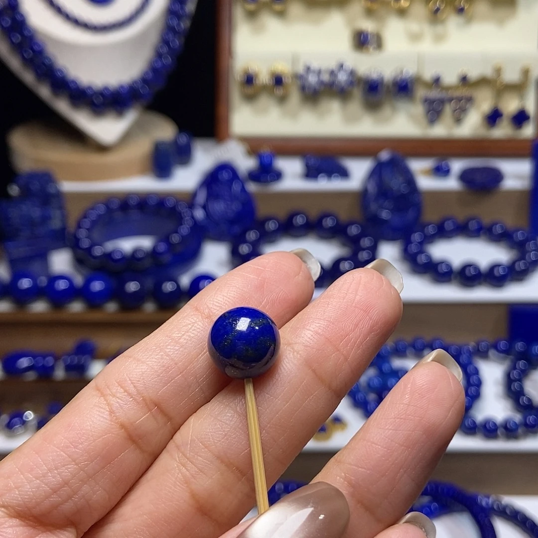 人***格青金石未镶嵌11.6单珠