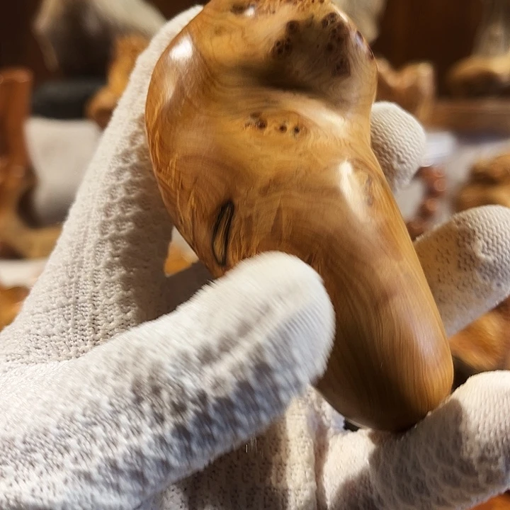 柏木太行崖柏瘤花把件