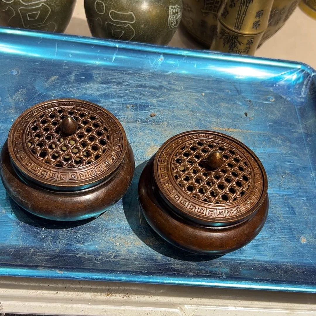 无*果微瑕疵黄铜摆件工艺品
