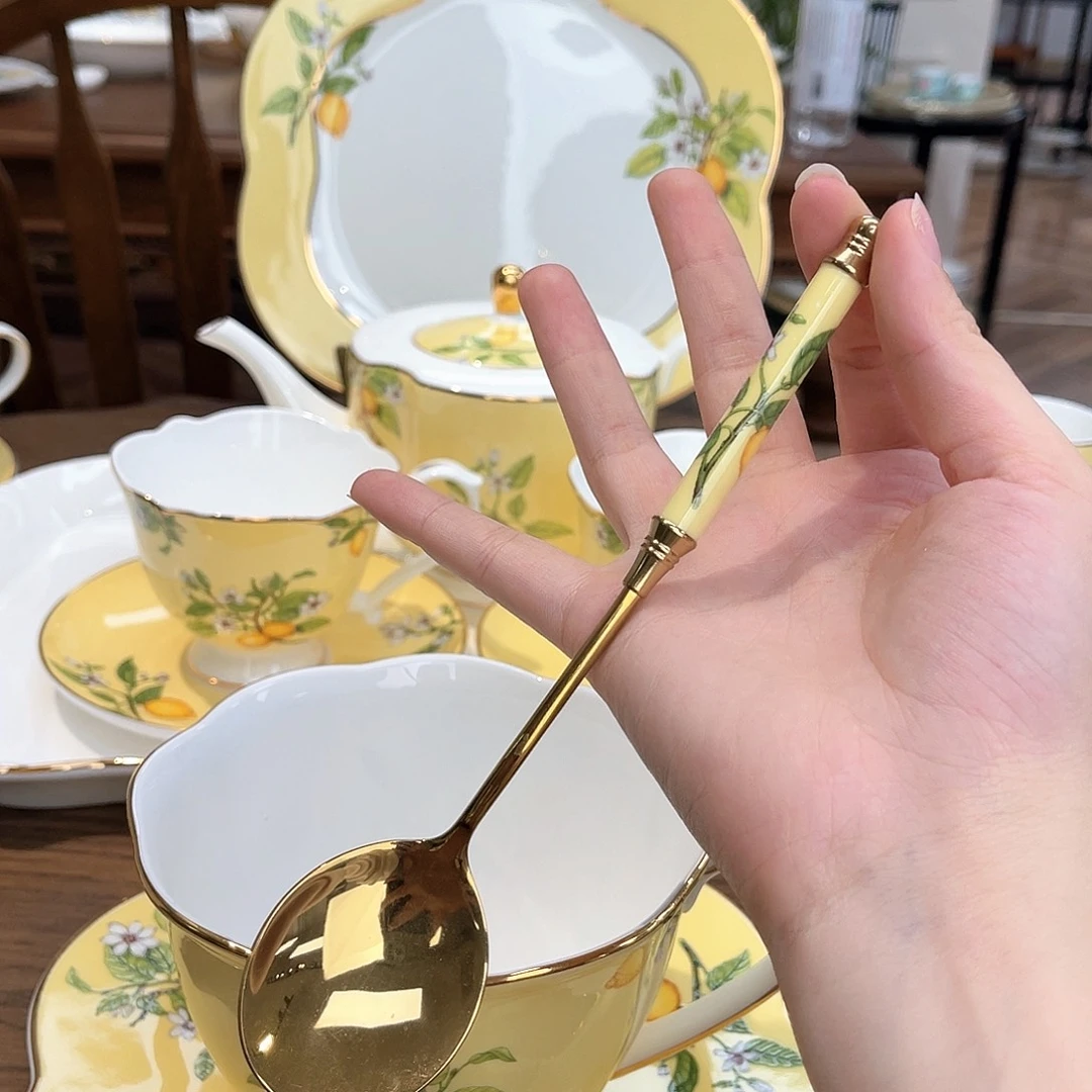 骨瓷餐勺————————