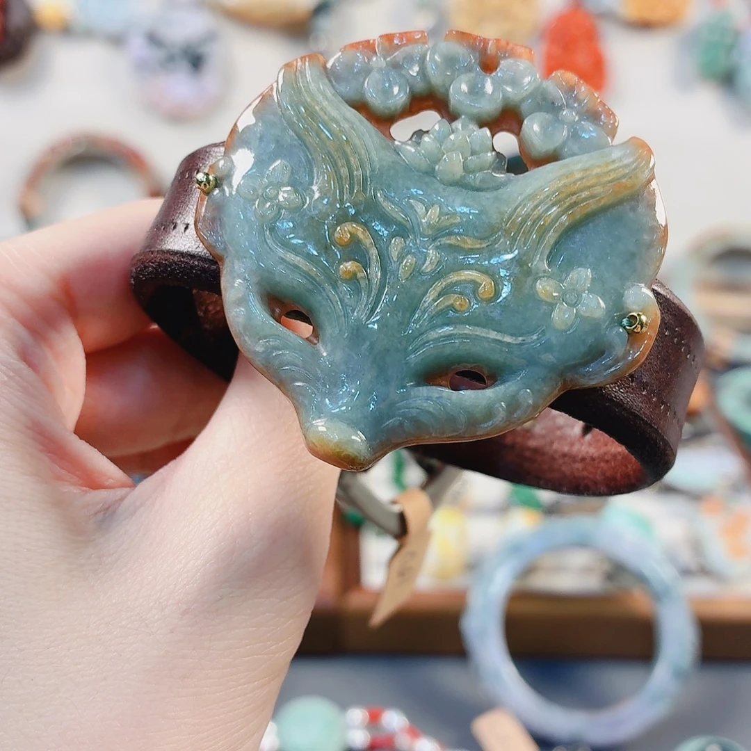 翡翠未镶嵌手链手串