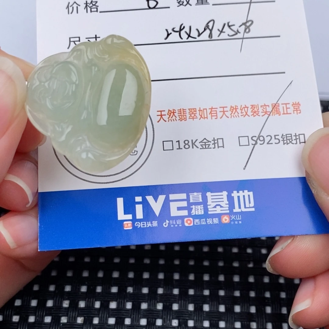 翡翠银S925镶嵌颈饰