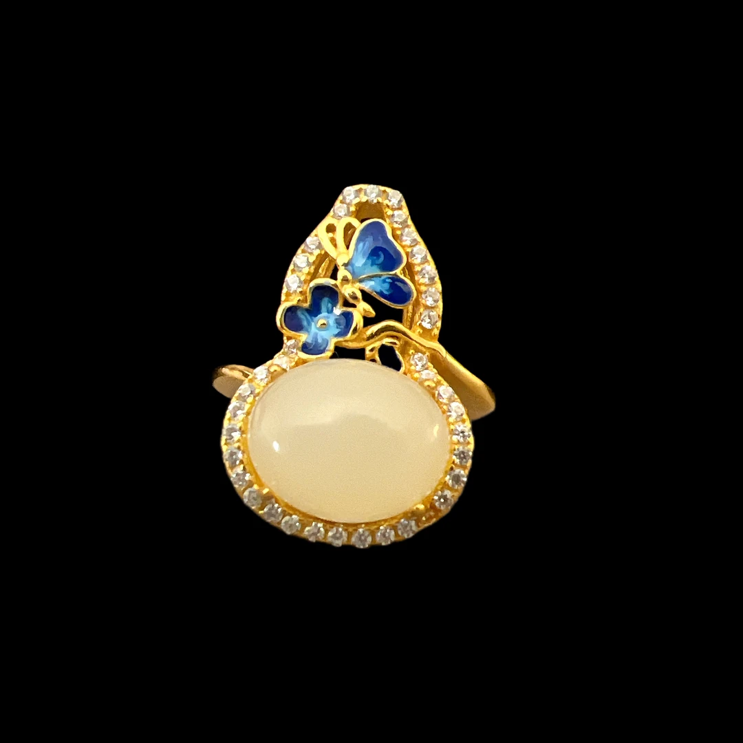 V3335和田玉戒指孤品