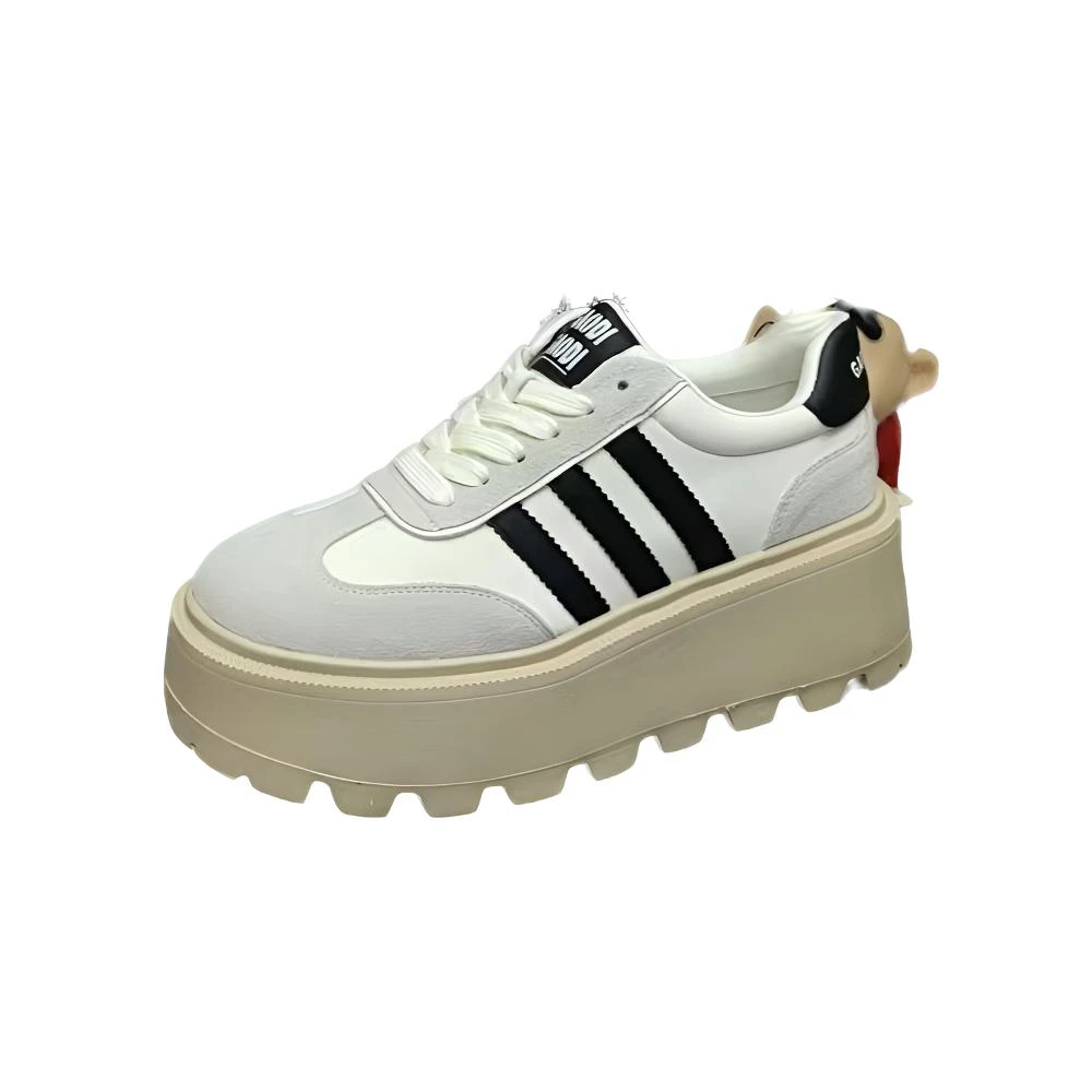 1636Y  23242真皮厚底小白鞋 （标准尺码）