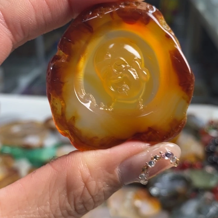 玛瑙/玉髓吊坠(不含链)未镶嵌