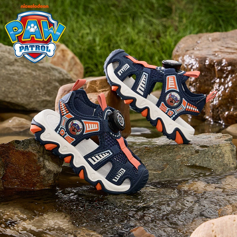 汪汪队立大功男童户外涉水凉鞋2025年夏季新款3-6岁防滑溯溪鞋子