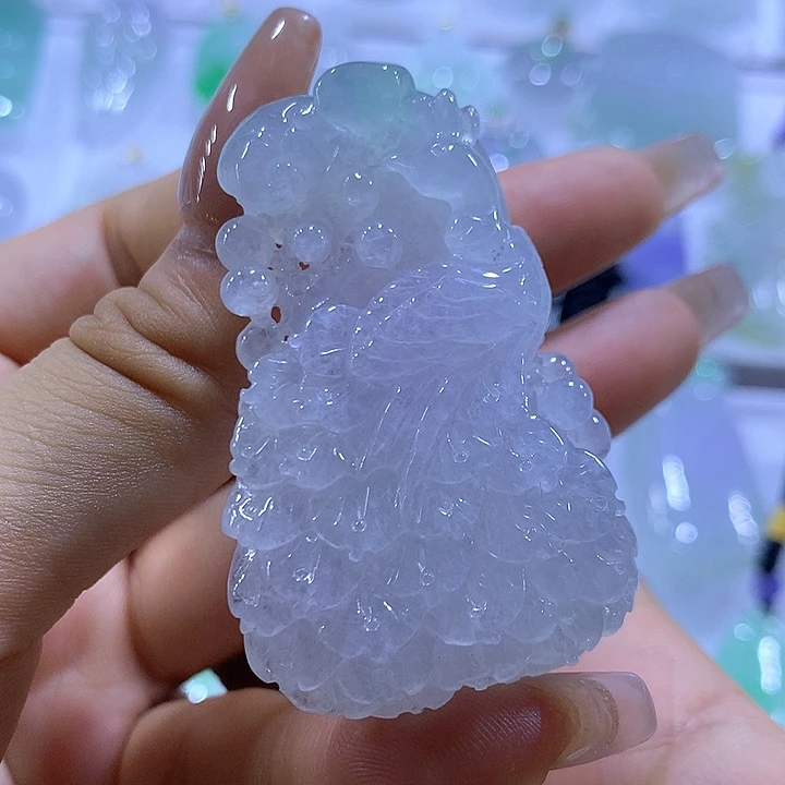 翡翠未镶嵌颈饰天然翡翠A货吊坠