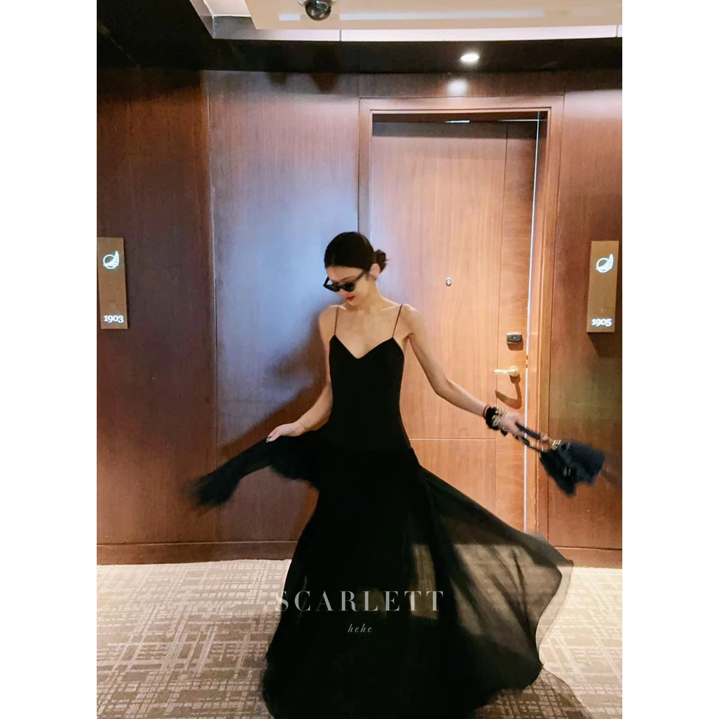 【6月】你的呵呵 重磅巨幅用料29米法式密褶吊带连衣裙