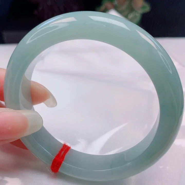 翡翠未镶嵌手镯53圈