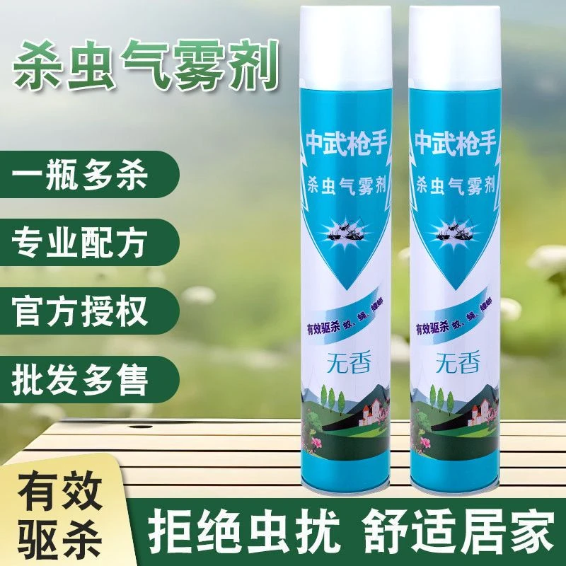 【拍一发三】中武杀虫剂气雾剂家用无味型喷雾剂灭害灵驱蚊子苍蝇A