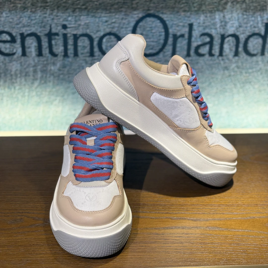 休闲风低跟低帮系带时尚休闲鞋休闲运动鞋春季厚底鞋男鞋运动鞋