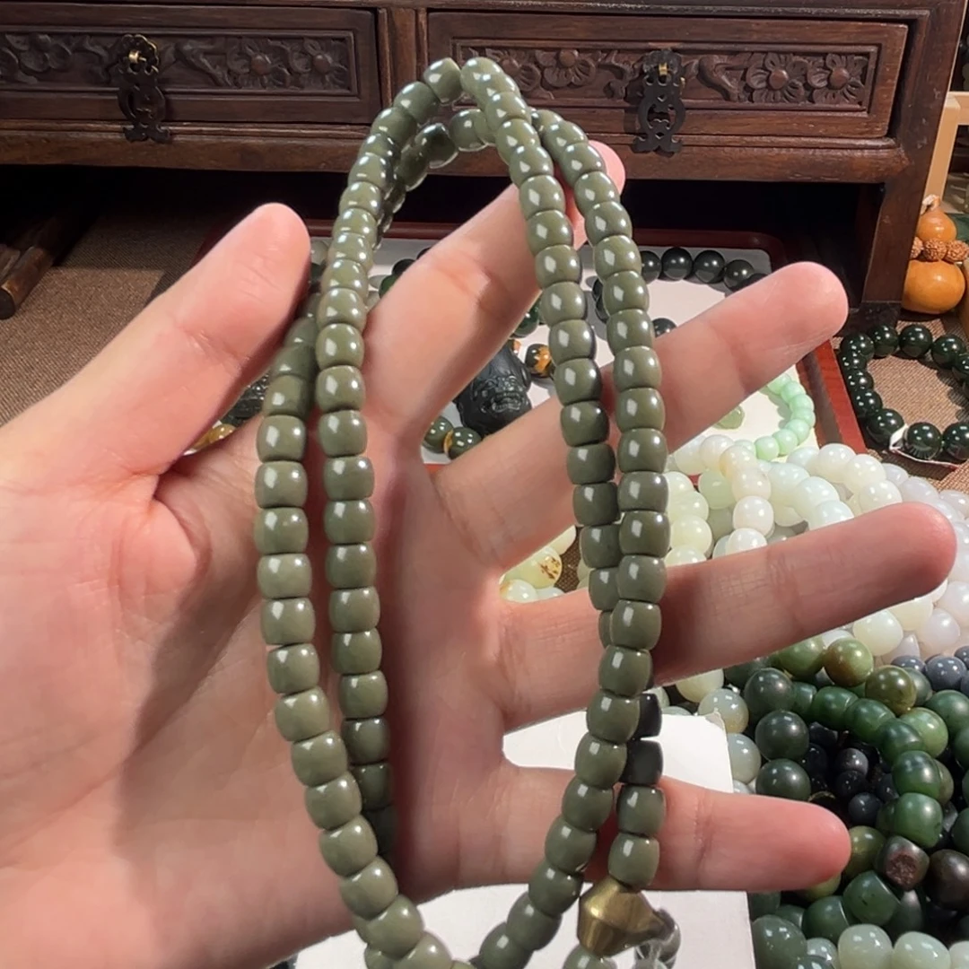 和田玉未镶嵌手链