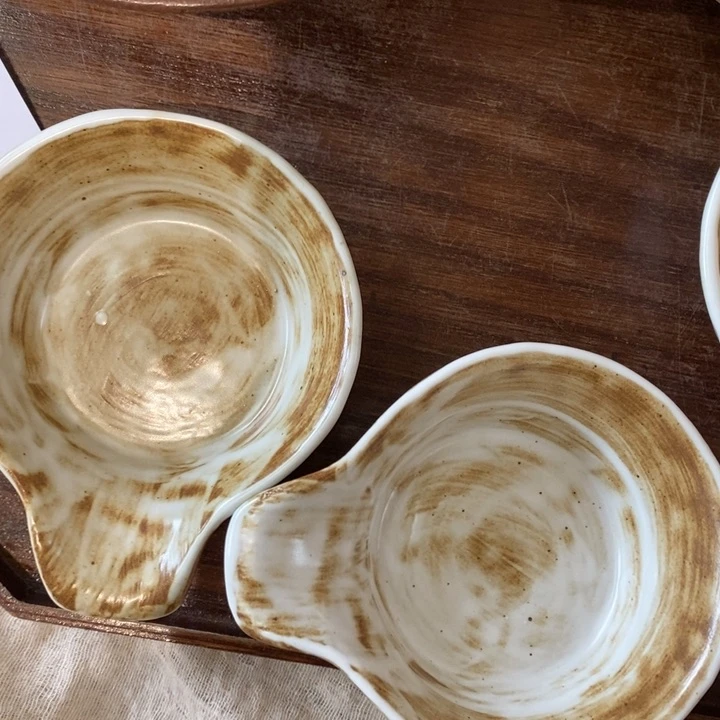 今囍陶器粗陶餐具2件
