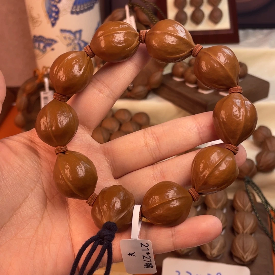 黎***光手串/手链橄榄核2127梅林铁核精品串
