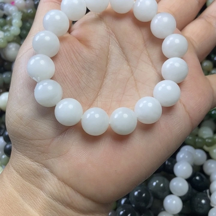 和田玉未镶嵌手链卡12