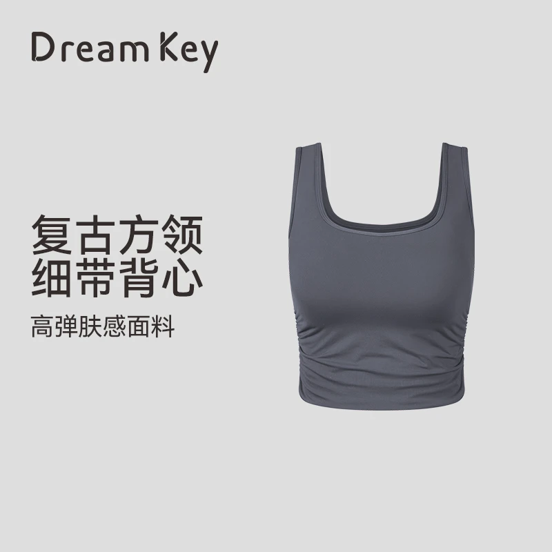 DK运动背心美式美背防震防下垂瑜伽上衣健身背心夏季薄款8455